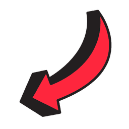 Arrow pointing to video