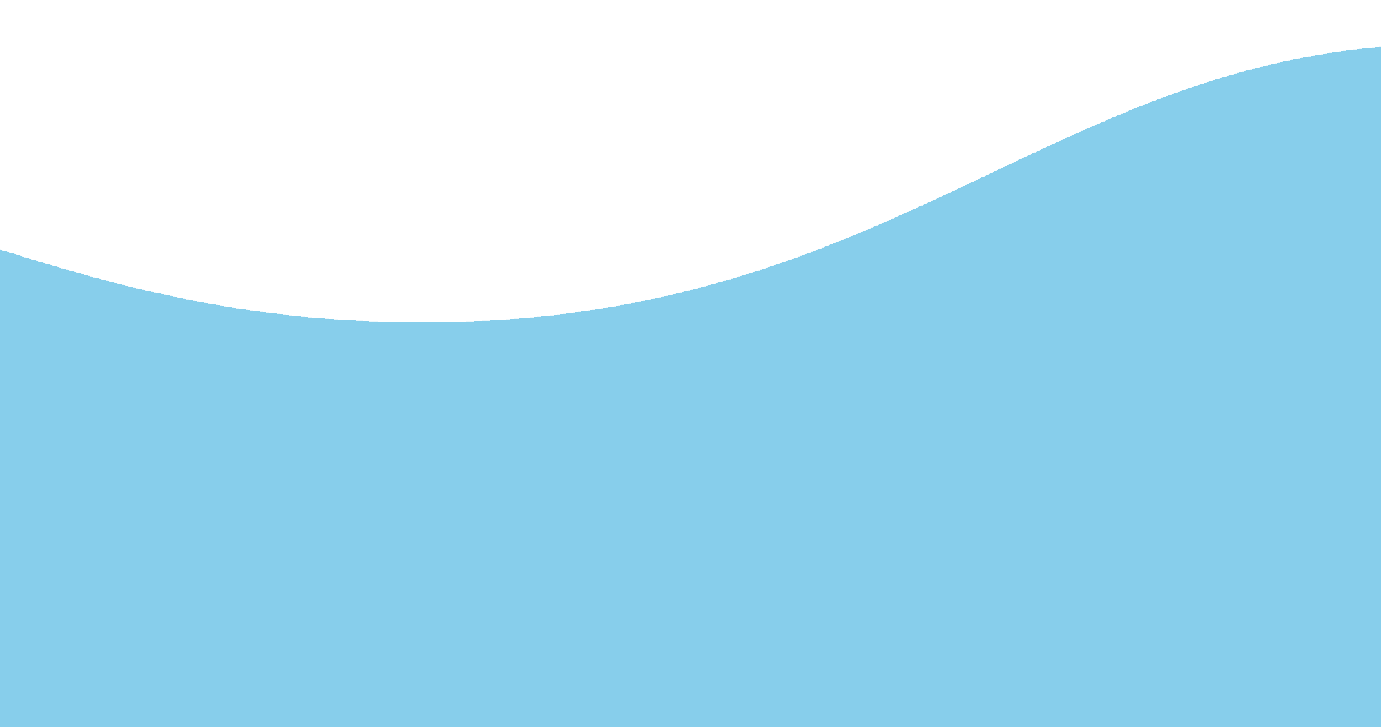 Blue wave footer background